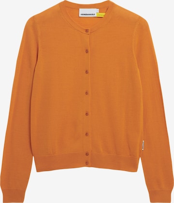 Cardigan ARMEDANGELS en orange : devant