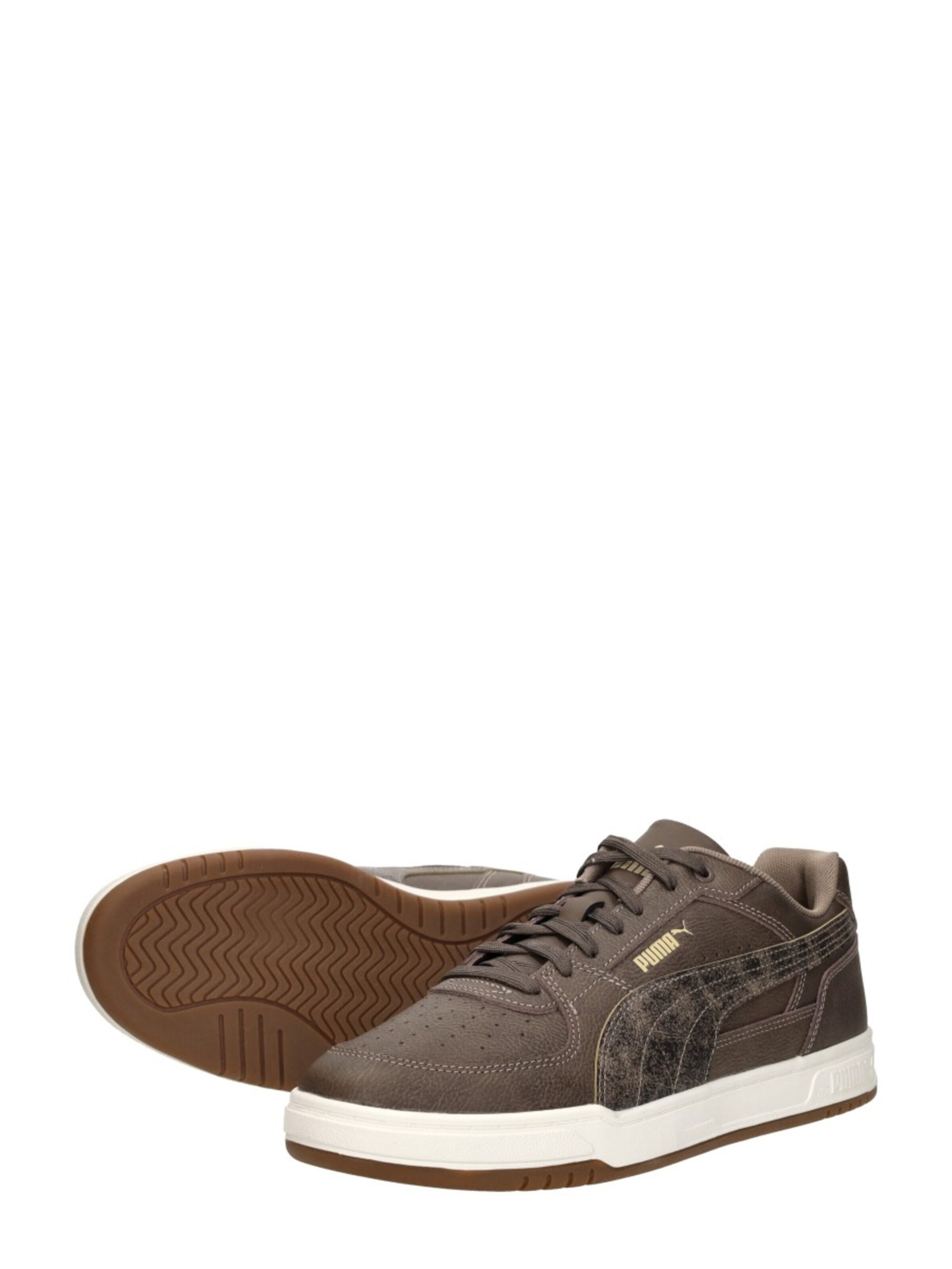 PUMA Sneakers laag 'Puma Caven III Crafted Leather' in Bruin
