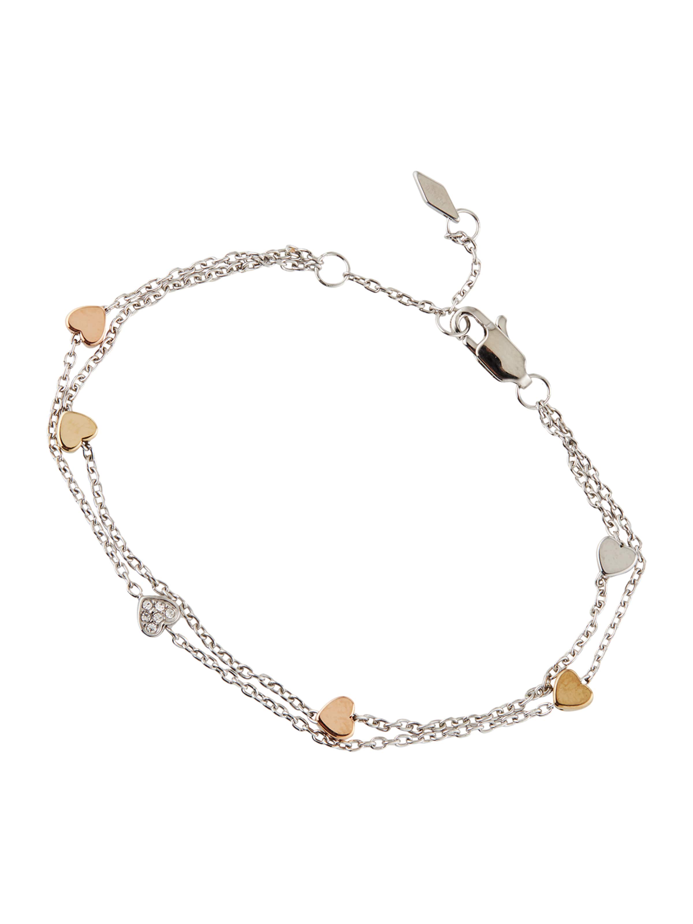 FOSSIL Rannekoru 'Herzen JF02854998' värissä hopea