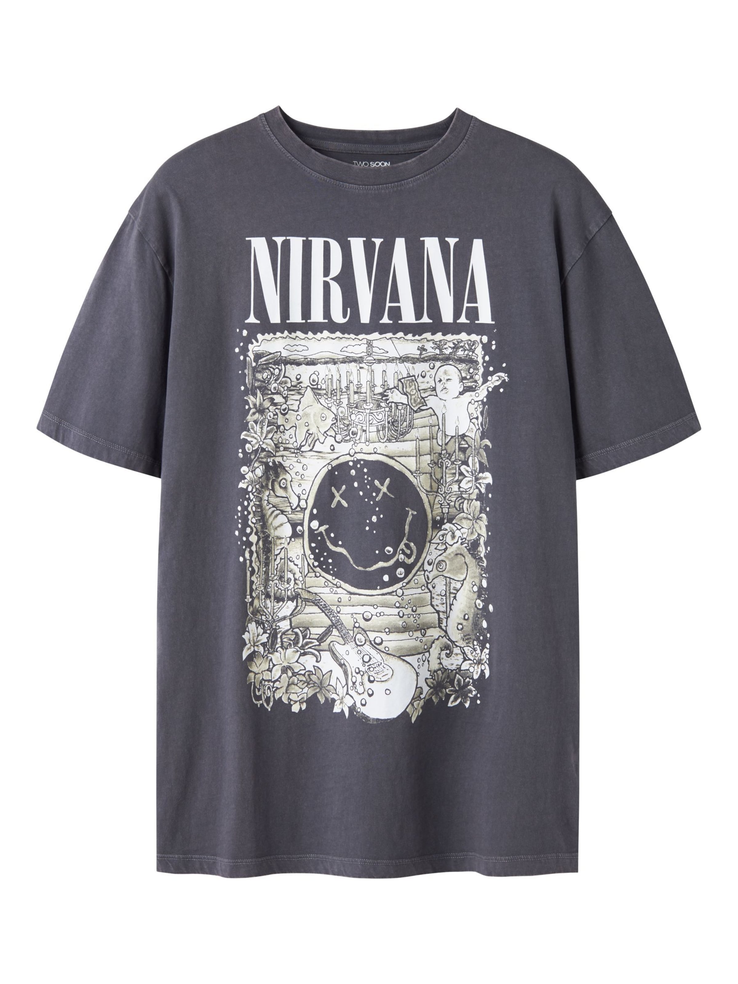 TWO SOON Bluser & t-shirts 'Nirvana' i grå: forside