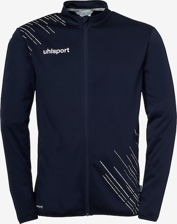 UHLSPORT Jakna za trening | modra barva: sprednja stran