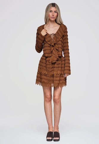 Ombre Shirt ' OW-TS-E0067' in Brown: front