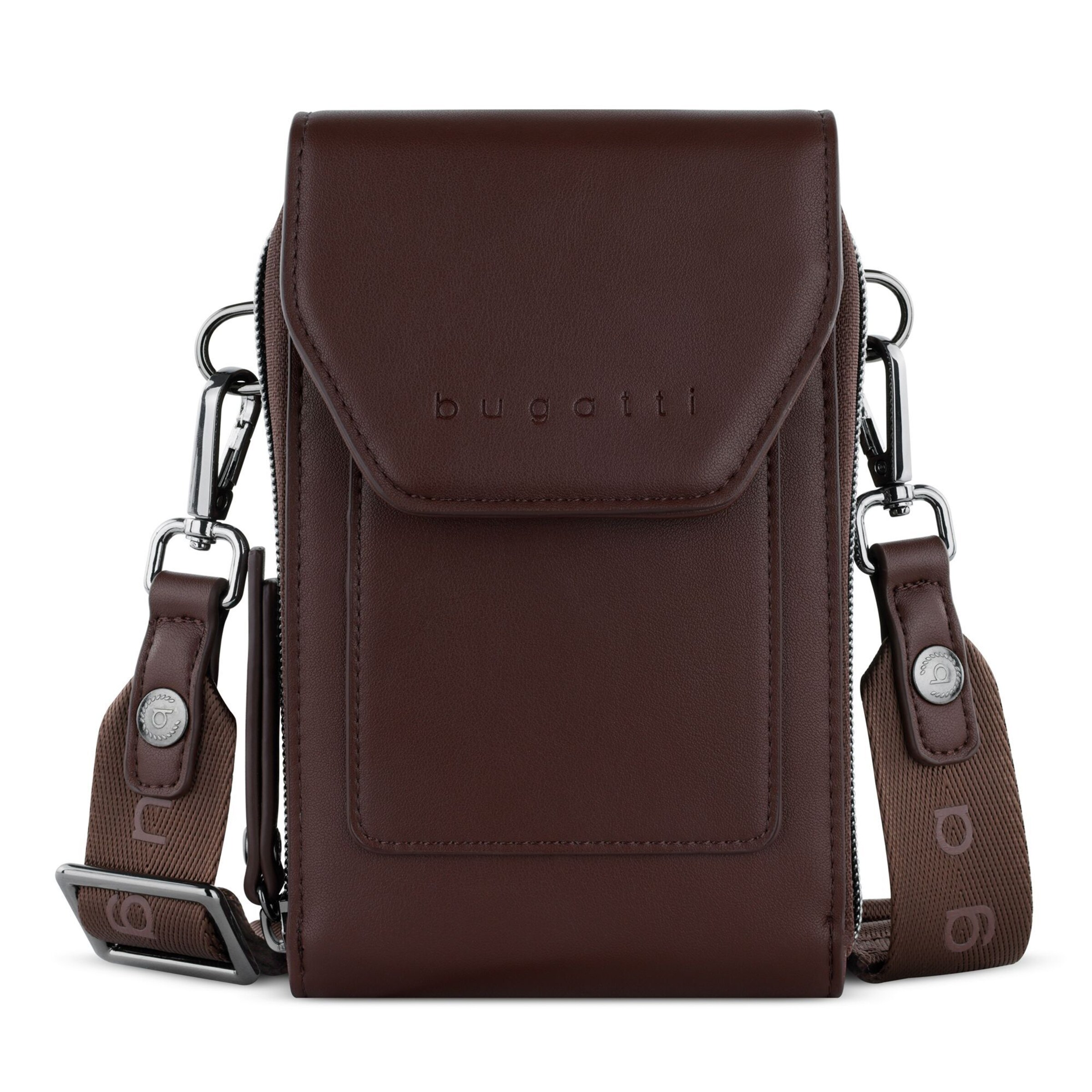 bugatti Smartphone case 'Almata' in Brown: front