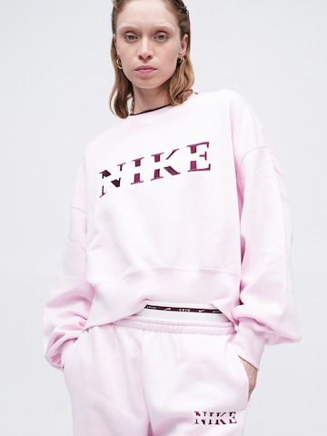 Nike Sportswear Zúžený Kalhoty 'PHNX FLC' – pink