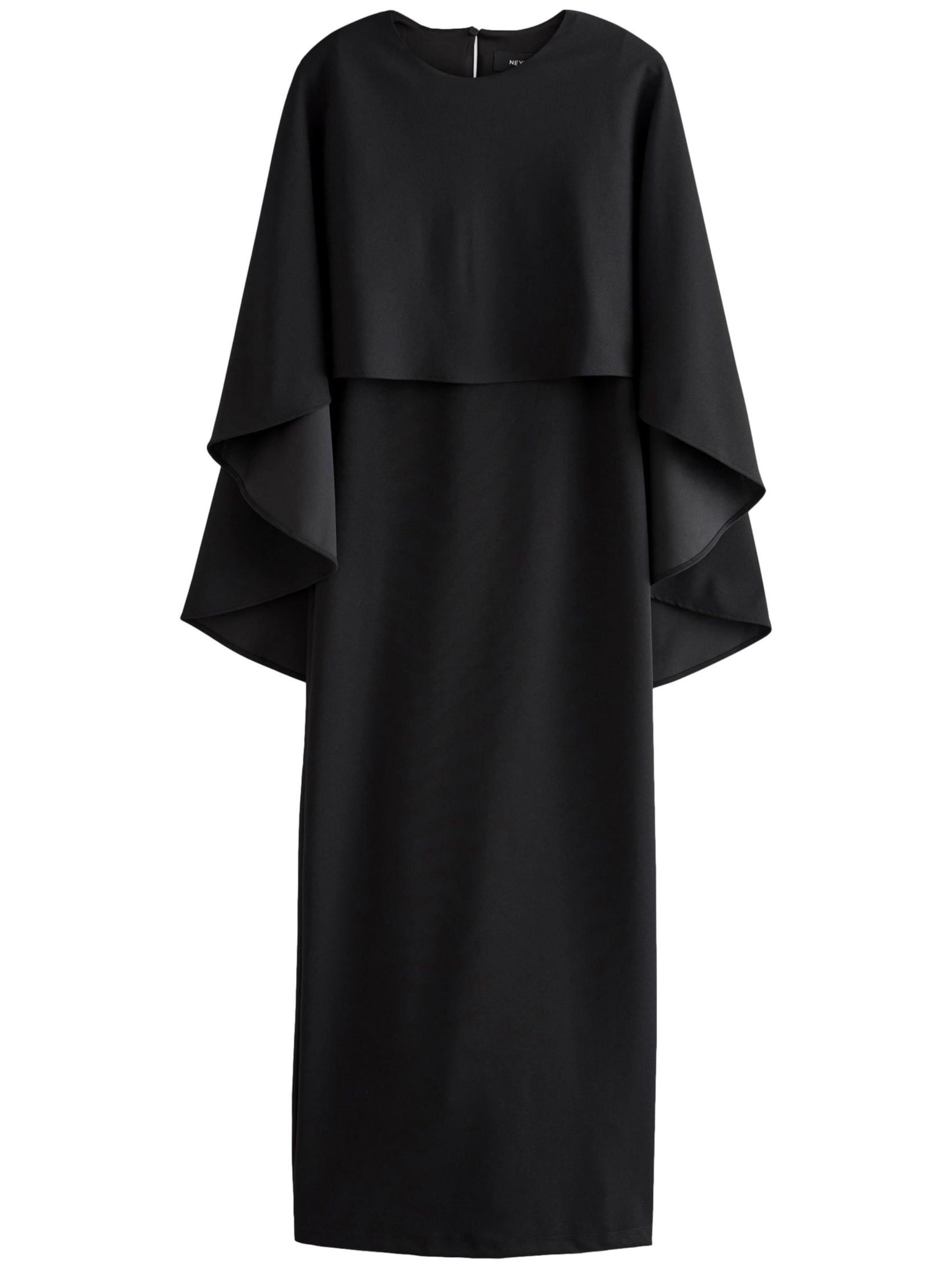 Next - Vestido em preto: frente