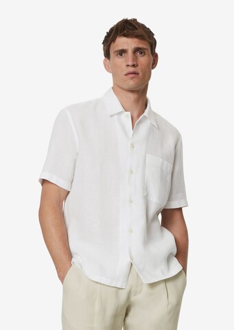 Coupe regular Chemise Marc O'Polo en blanc : devant