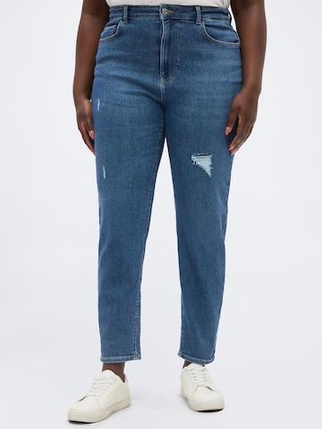 ONLY Carmakoma - Slimfit Vaquero 'CARCatwalk' en azul: frente