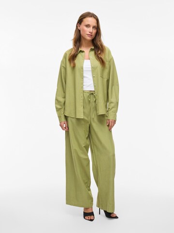 VILA Loose fit Trousers in Green