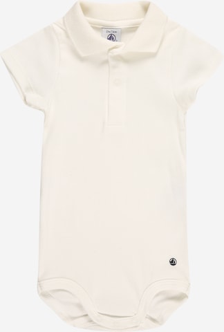 PETIT BATEAU Romper/Bodysuit in White: front