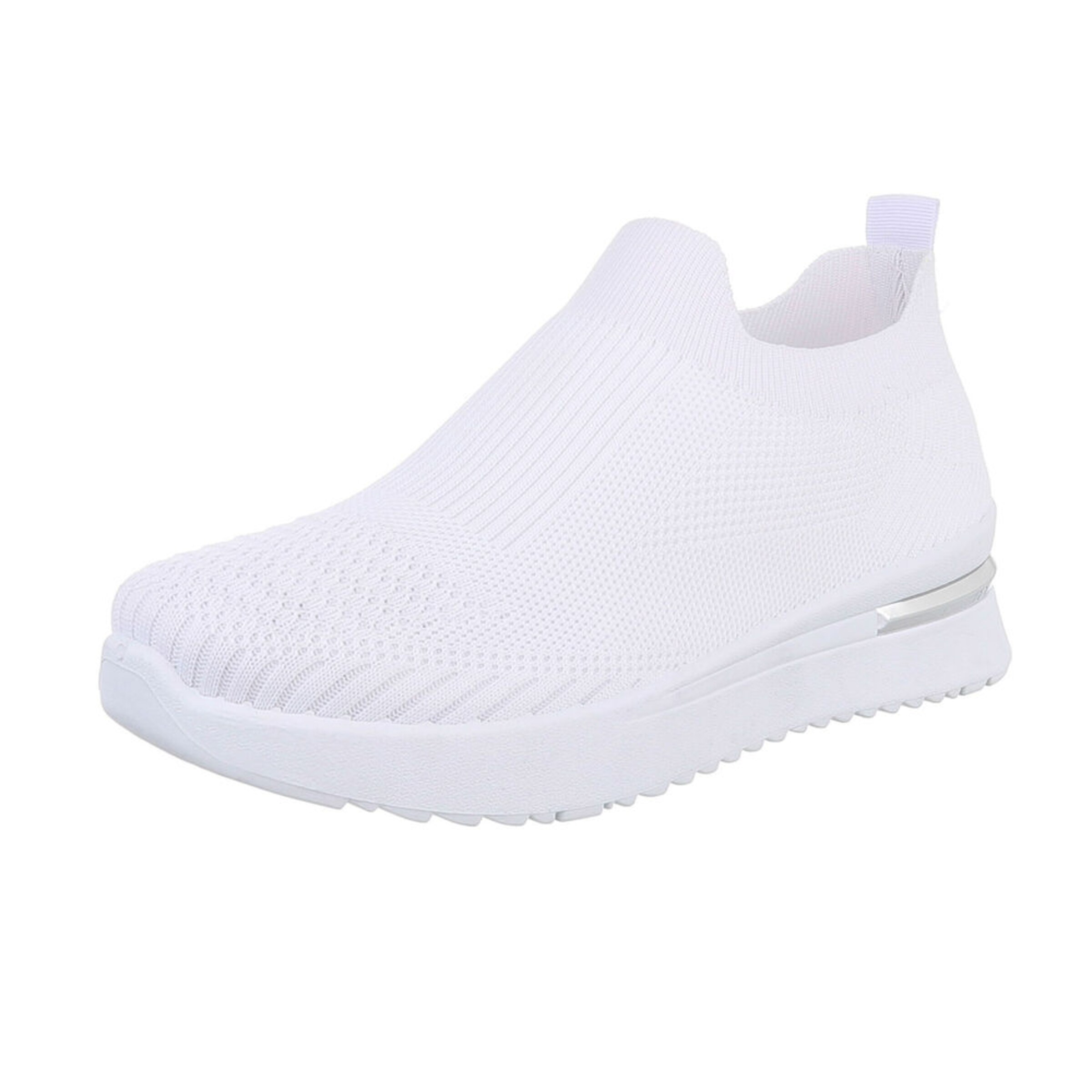 Ital-Design Slip-Ons in White: front