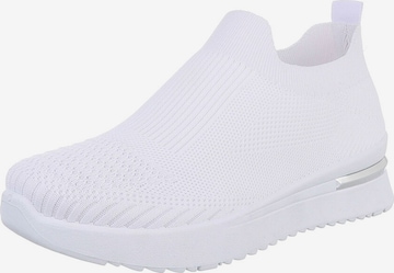 Ital-Design Slip-Ons in White: front