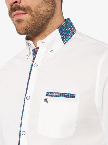 BABISTA Regular fit Button Up Shirt 'Matias' in Blue