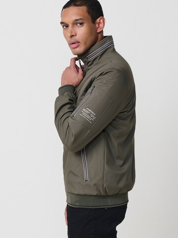 KOROSHI Přechodná bunda – zelená