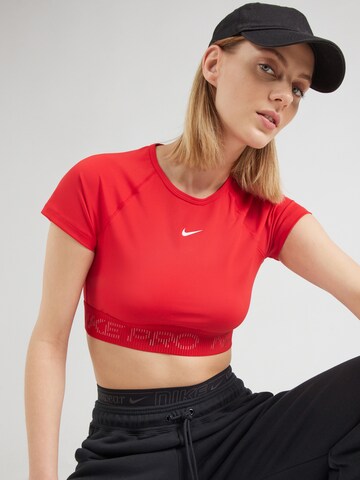 NIKE Funkční tričko – červená: přední strana