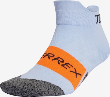 ADIDAS TERREX Athletic Socks in Blue: front