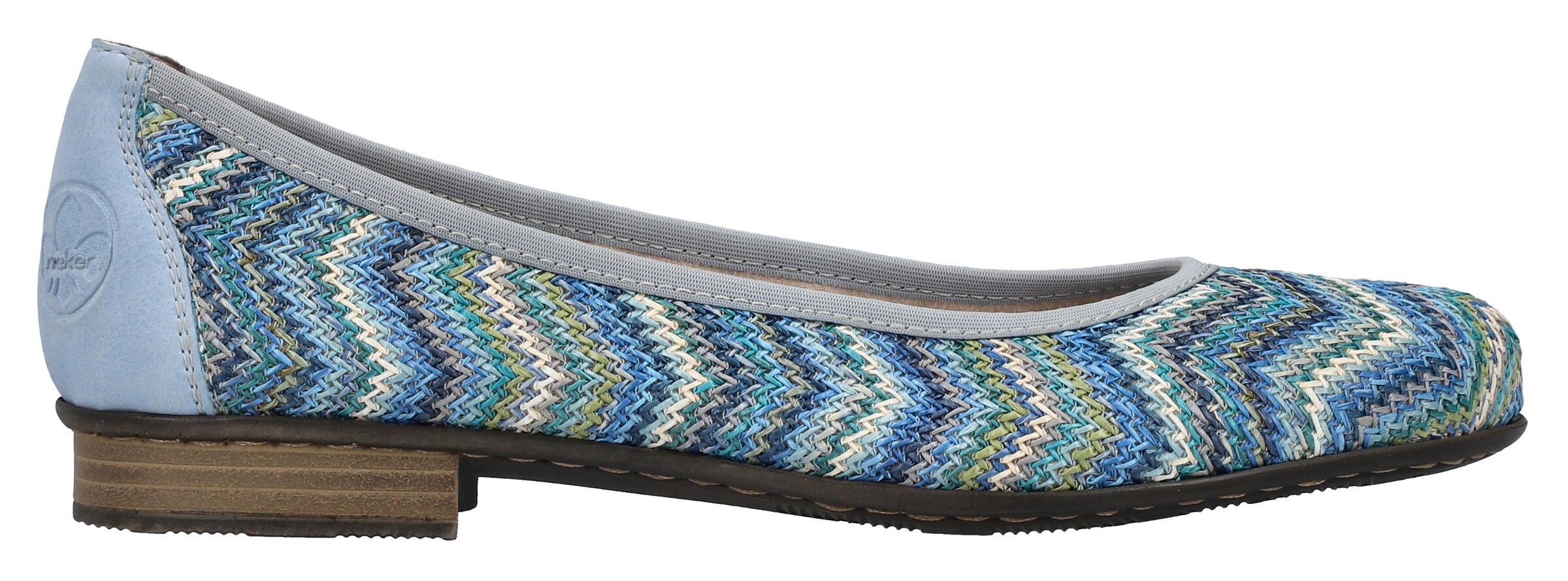 Ballerines Rieker en bleu