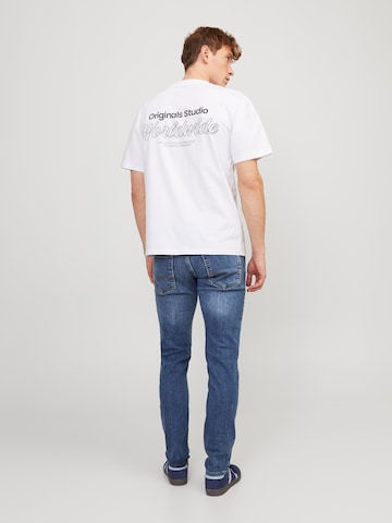 JACK & JONESSlimfit Traperice 'JJIGlenn JJOriginal' - plava boja