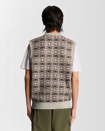 Lyle & Scott Gebreid vest in Grijs