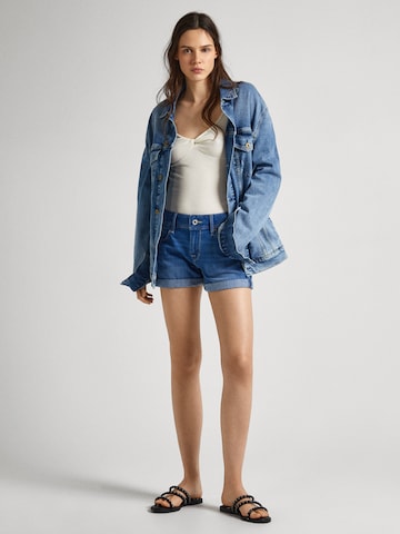 Pepe Jeans Regular Shorts in Blau