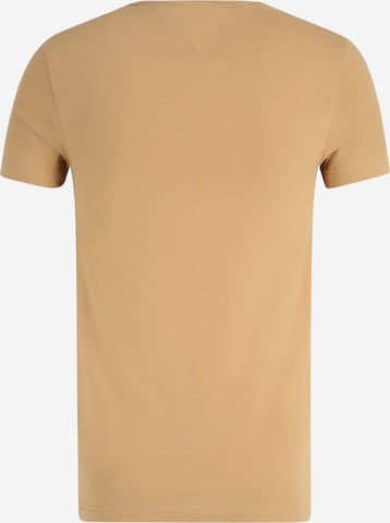 Coupe slim T-Shirt TOMMY HILFIGER en beige