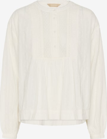 CULTURE Bluse 'CUbirna' i hvid: forside