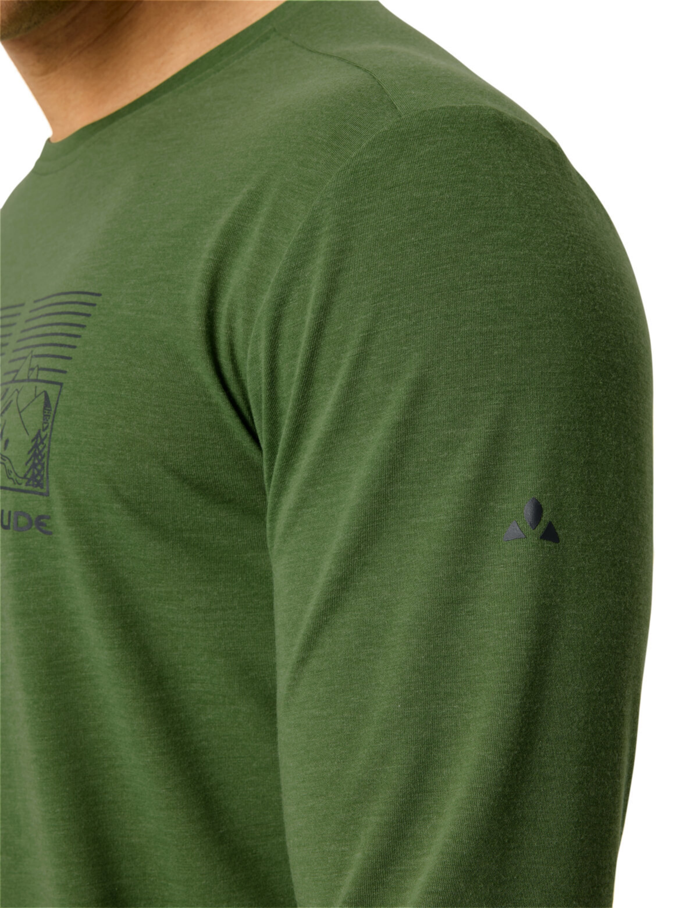VAUDE Functioneel shirt 'Rosemoor III' in Groen