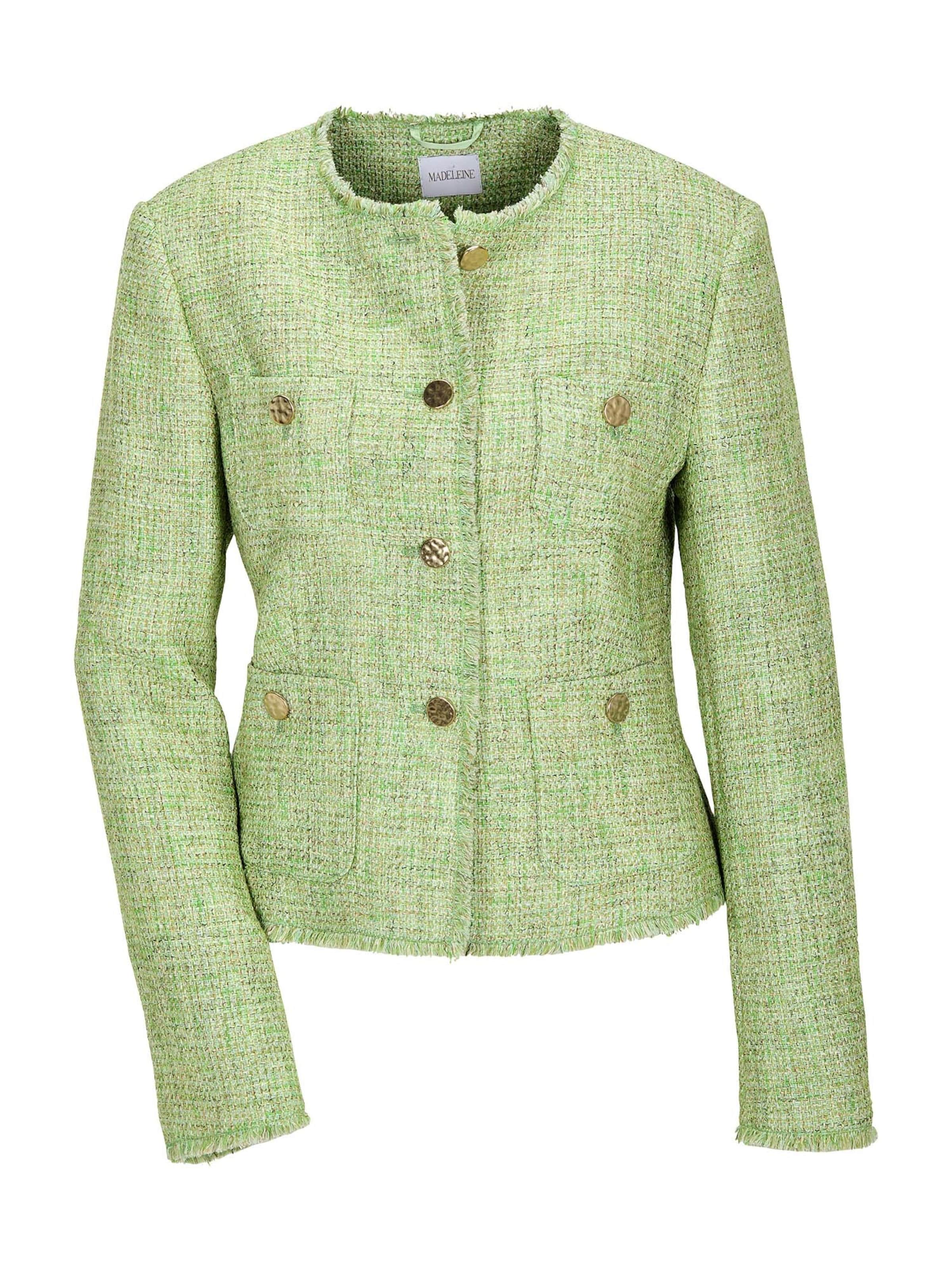 Blazer MADELEINE en vert : devant