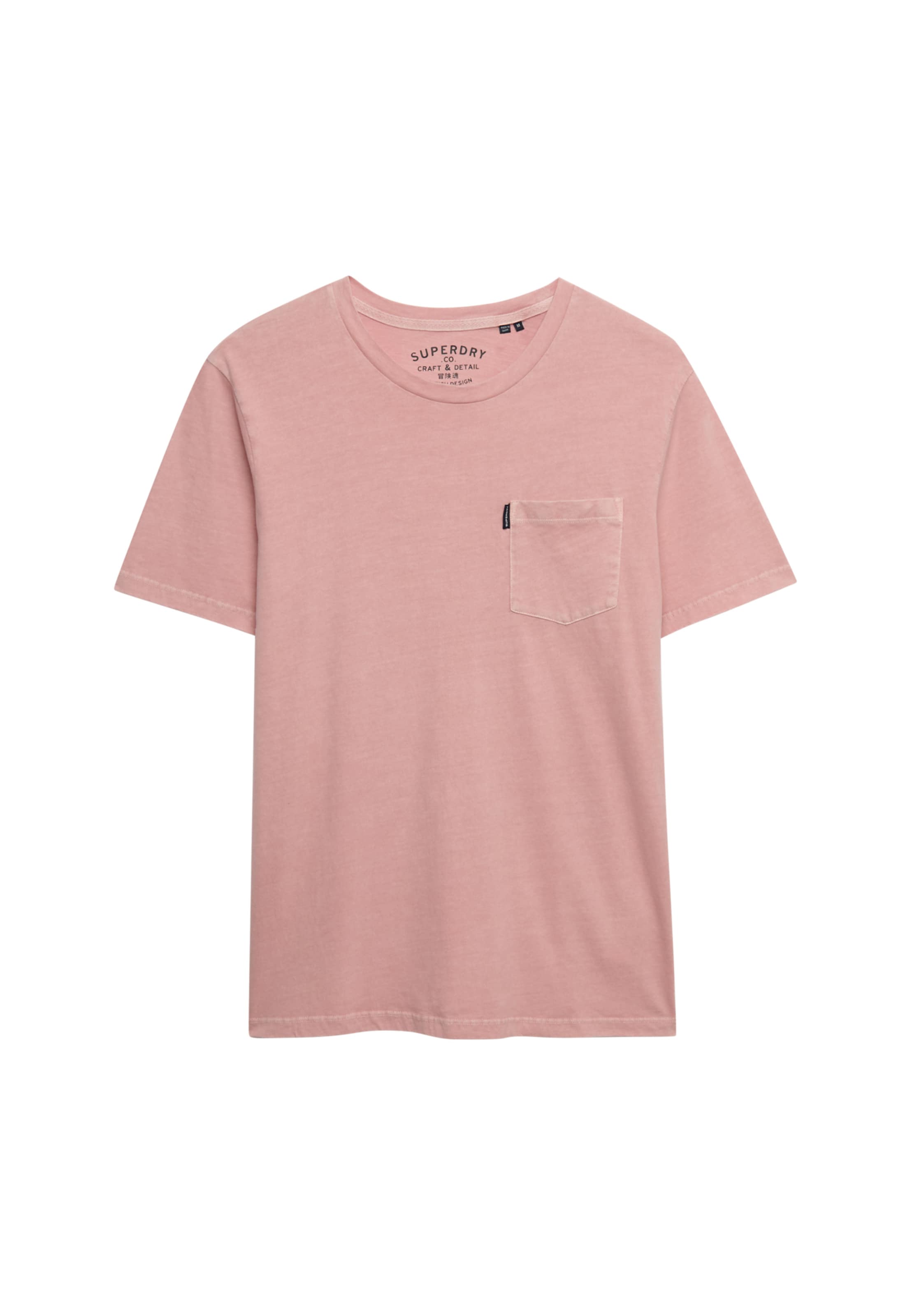 T-Shirt 'Essential' Superdry & Co en rose : devant
