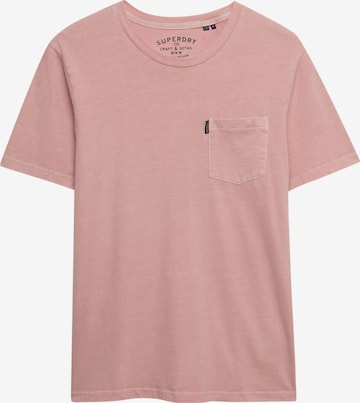 T-Shirt 'Essential' Superdry & Co en rose : devant