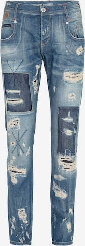 CIPO & BAXX Regular Jeans in Blauw: voorkant