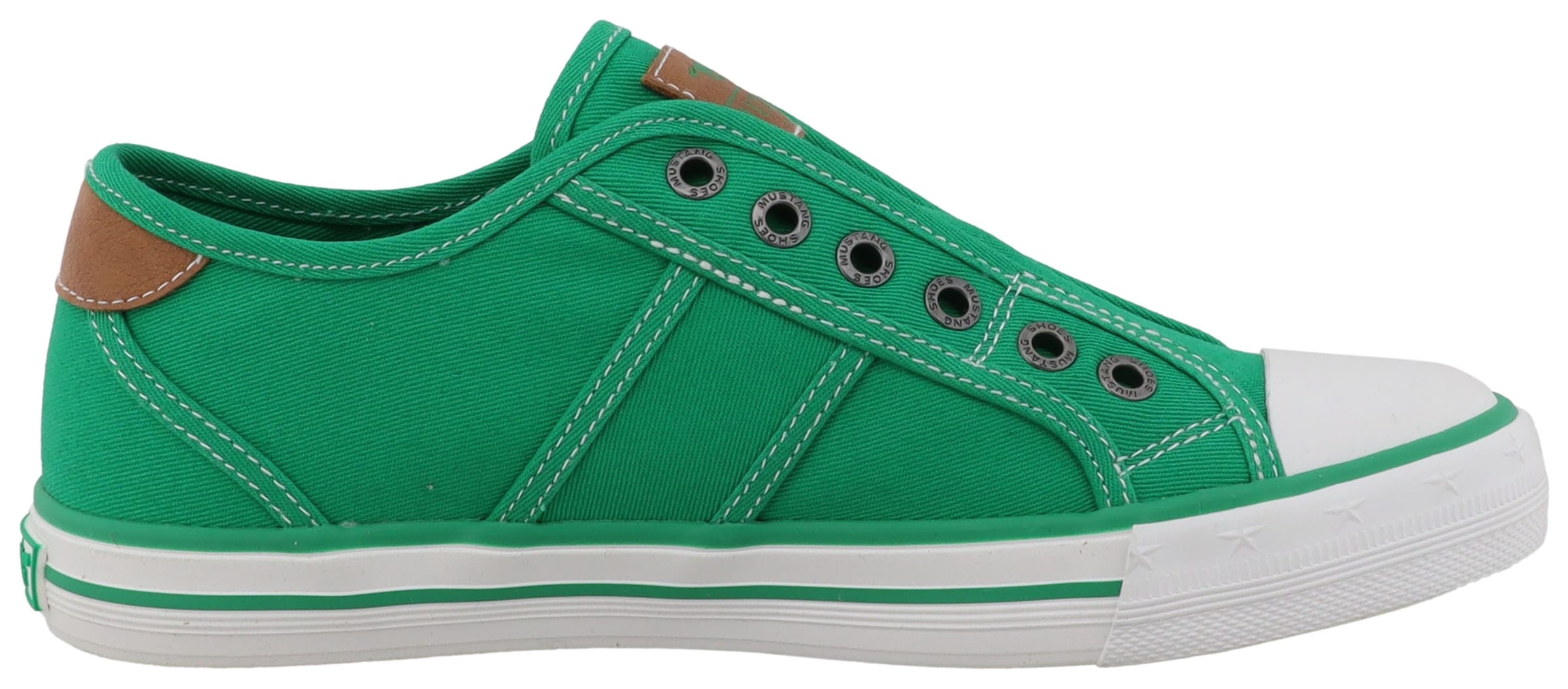 MUSTANG Slip-Ons in Green