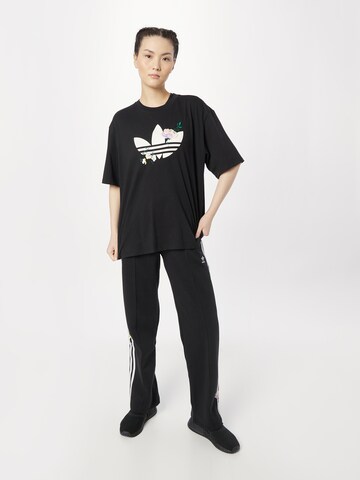 T-shirt oversize 'FLOWER' ADIDAS ORIGINALS en noir