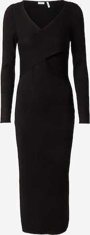 s.Oliver BLACK LABEL - Vestido de punto en negro: frente