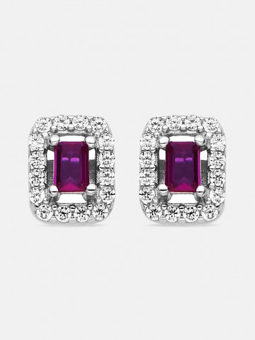 Boucles d'oreilles 'Sesh' Luxenter en rouge : devant