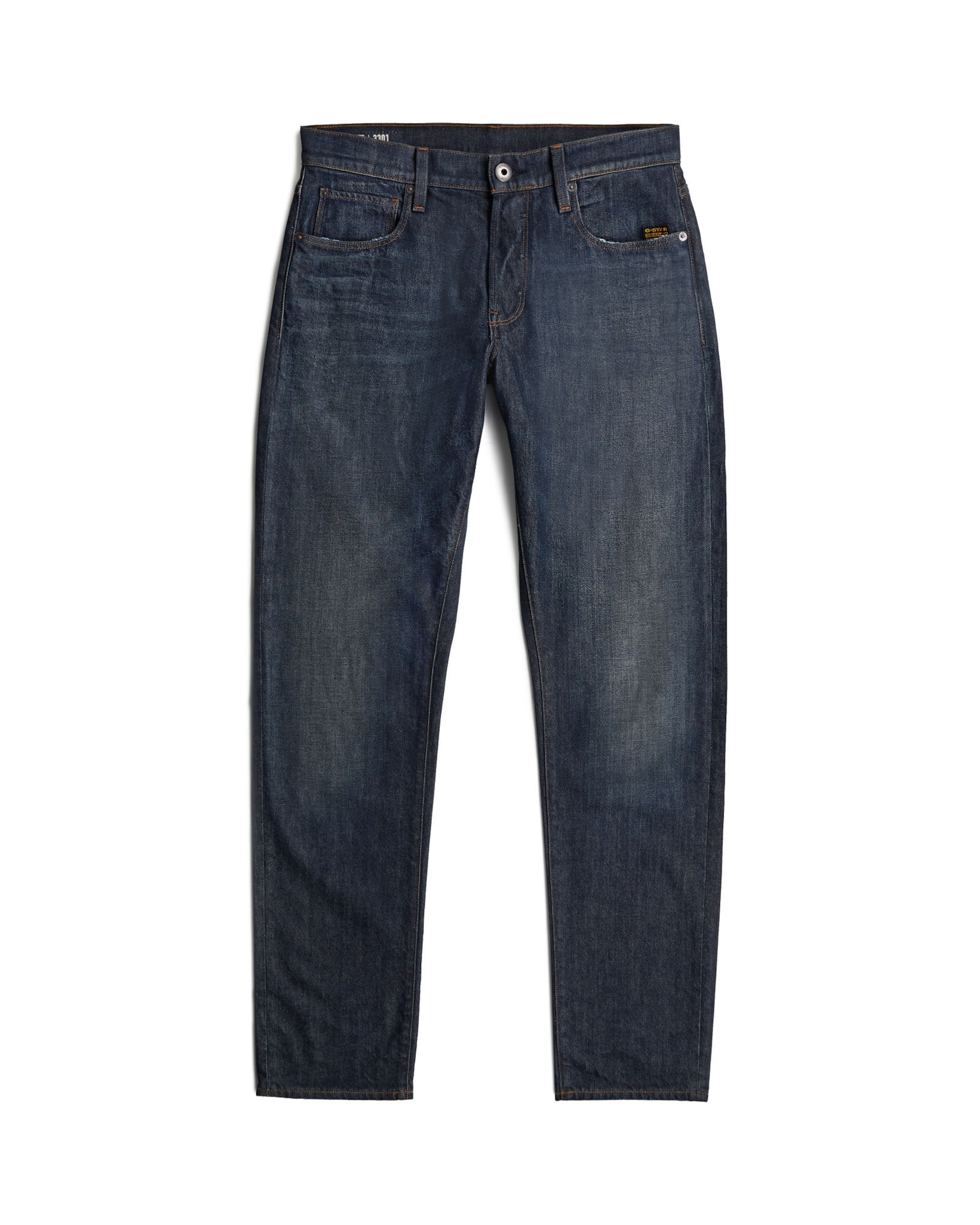 G-STAR Jeans '3301' in Blauw: voorkant