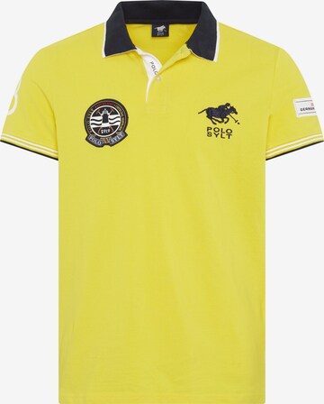 Polo Sylt Shirt in Yellow: front