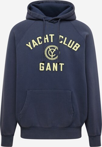 Sweat-shirt GANT en bleu : devant