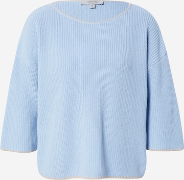 comma casual identity Pullover in Blau: predná strana