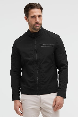 CAMP DAVID Between-Season Jacket in Black: front
