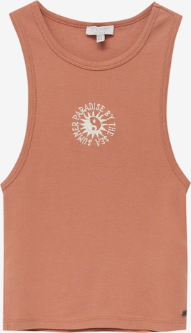 Pull&Bear Top in Oranje: voorkant