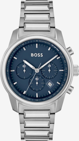 BOSS Black Analog klocka i silver: framsida