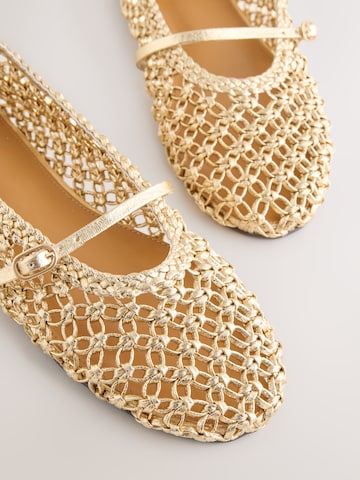 Ballerina con cinturino 'Forever Comfort' di Next in oro