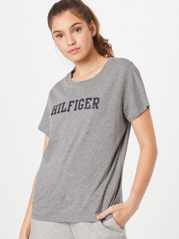 Tommy Hilfiger Underwear Tričko na spaní – šedá: přední strana