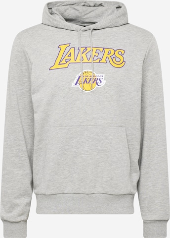 NEW ERA - Sweatshirt 'NBA' em cinzento: frente