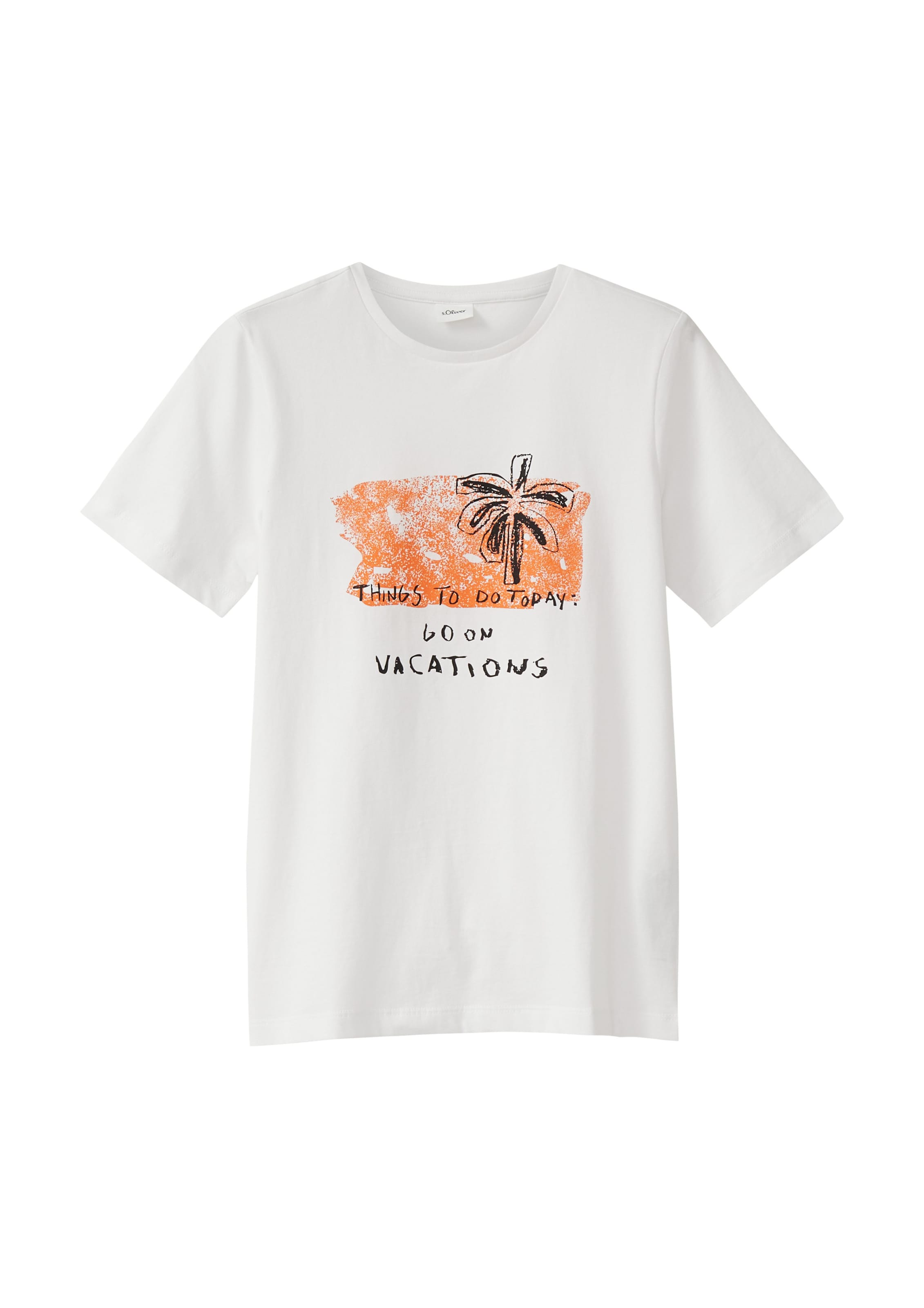 s.Oliver T-Shirt in Weiß: Vorderseite