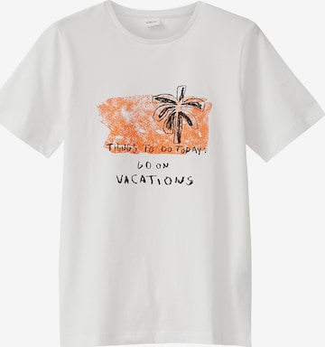 s.Oliver T-Shirt in Weiß: Vorderseite