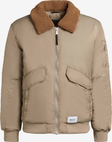 khujo Winterjacke 'Ground' in Beige: Vorderseite
