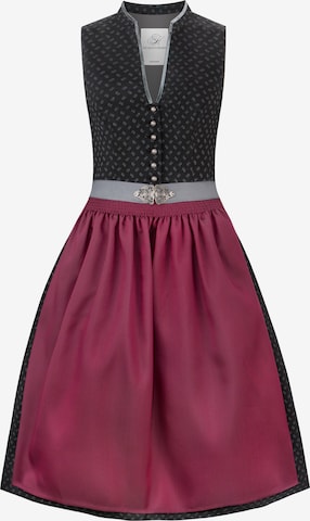 STOCKERPOINT Dirndl 'Marlina' in Zwart: voorkant