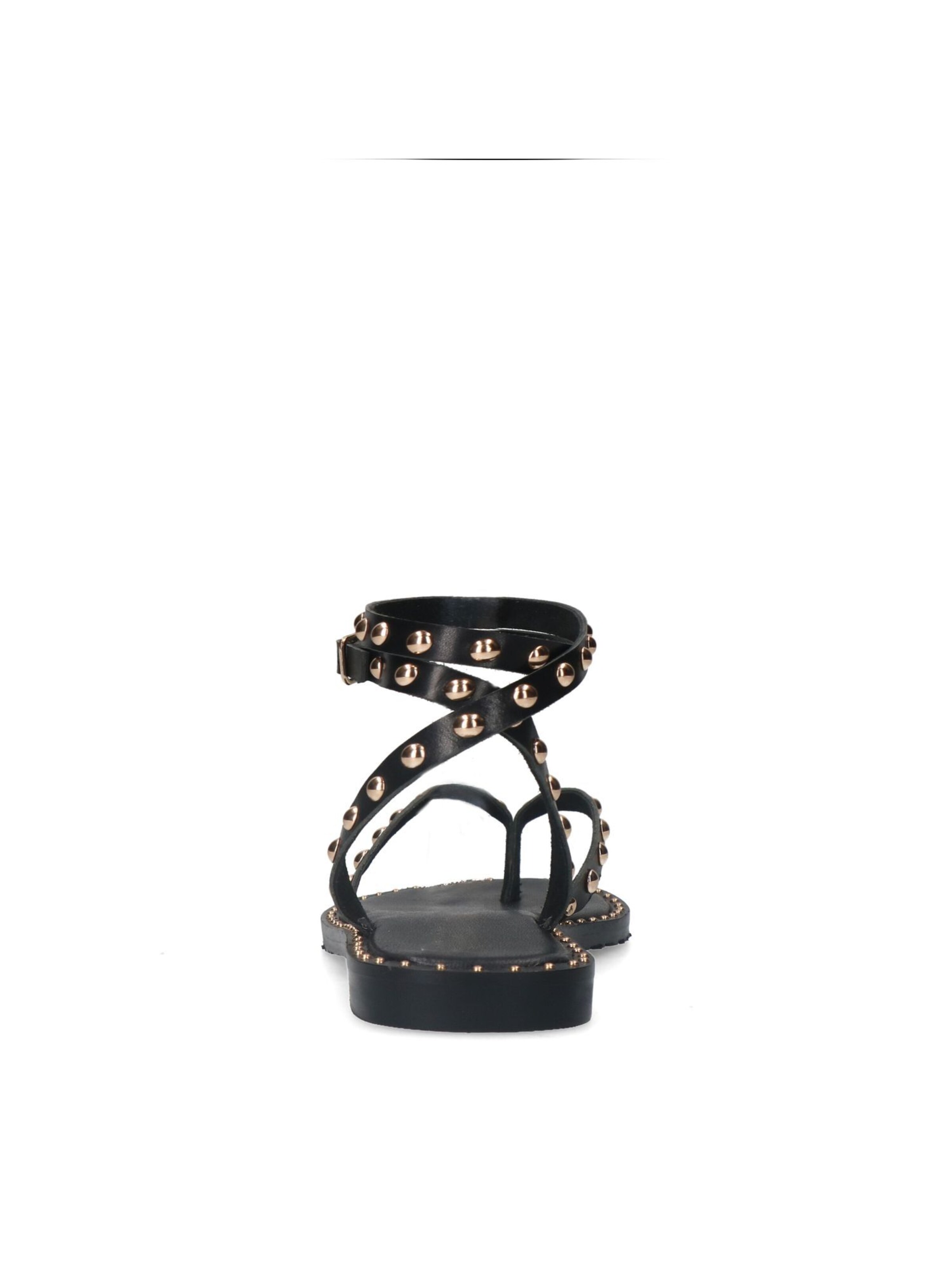 Ballerines à lanières SACHA en noir