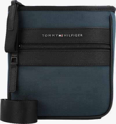 TOMMY HILFIGER Schoudertas 'Elevated' in de kleur Petrol / Rood / Zwart / Wit, Productweergave